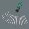 Wera 826 T Kraftform Turbo Destornillador portapuntas con Rapidaptor, 1/4 de pulgada