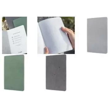 Cuaderno sigel RE‑UP A5 cuadriculado gris claro tapa blanda 100 páginas