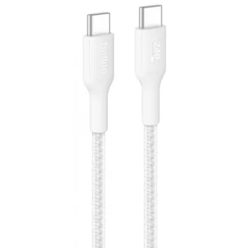 Cable USB Belkin BoostCharge Pro 2m USB C blanco