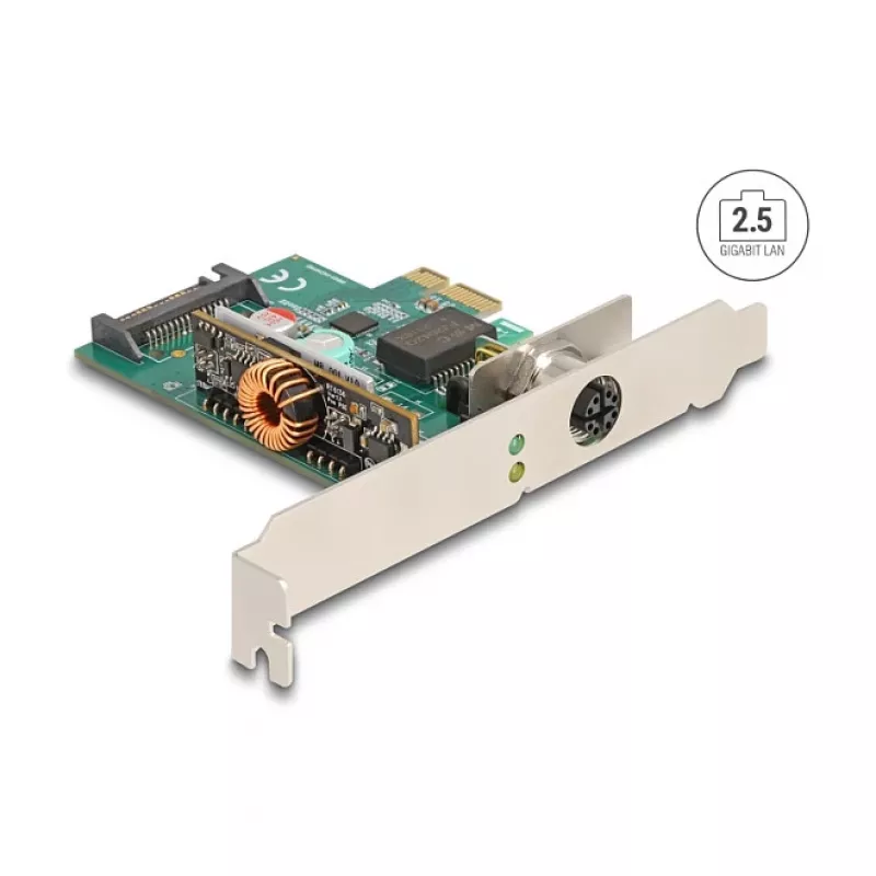 Tarjeta de red interna DeLOCK 90760 2500 Mbit/s PCI Express cableada