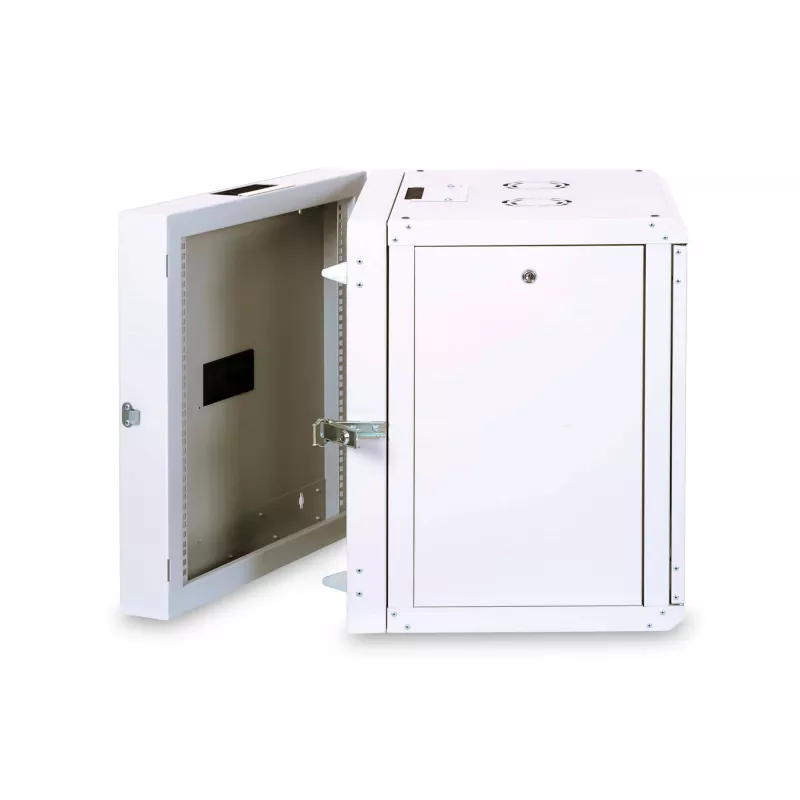 Caja de montaje en pared Digitus DN-19 12-U-3 Doble dividida abatible