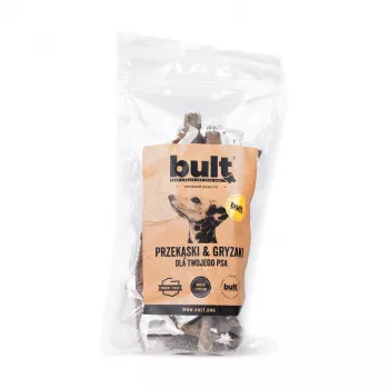 Snack para perros BULT panza de cordero 100 g — snack natural seco de un solo ingrediente, monoproteico, 65,8 % proteína