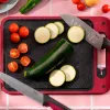 Tabla de cortar Jata HACC4531 — tabla de cocina plana de madera, tamaño compacto