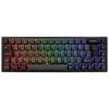 Teclado gaming inalámbrico AKKO 3068B Plus Negro&Dorado, mecánico, RGB - V3 Cream Amarillo, ISO (DE), negro