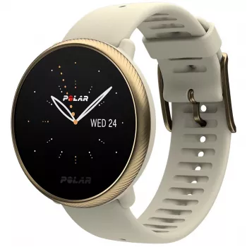 Polar Ignite 2 - Champagner Gold - reloj deportivo con correa - silicona - champán - talla de correa: S/L - Bluetooth - 35 g (90085185)