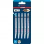 Bosch 2 608 900 551 Hoja de sierra de calar/caladora/sable hoja de sierra de calar madera acero al carbono (HCS) 5 uds.