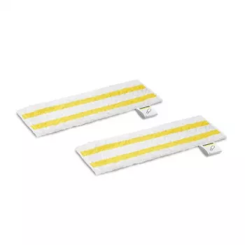 Kärcher Set de bayetas universales para suelo EasyFix Mop, bayetas desechables Blanco, Amarillo