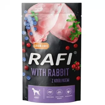 RAFI Comida húmeda para perros conejo bolsa 500 g