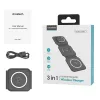 Cargador inalámbrico magnético 3en1 Choetech T588-F 15W (negro)