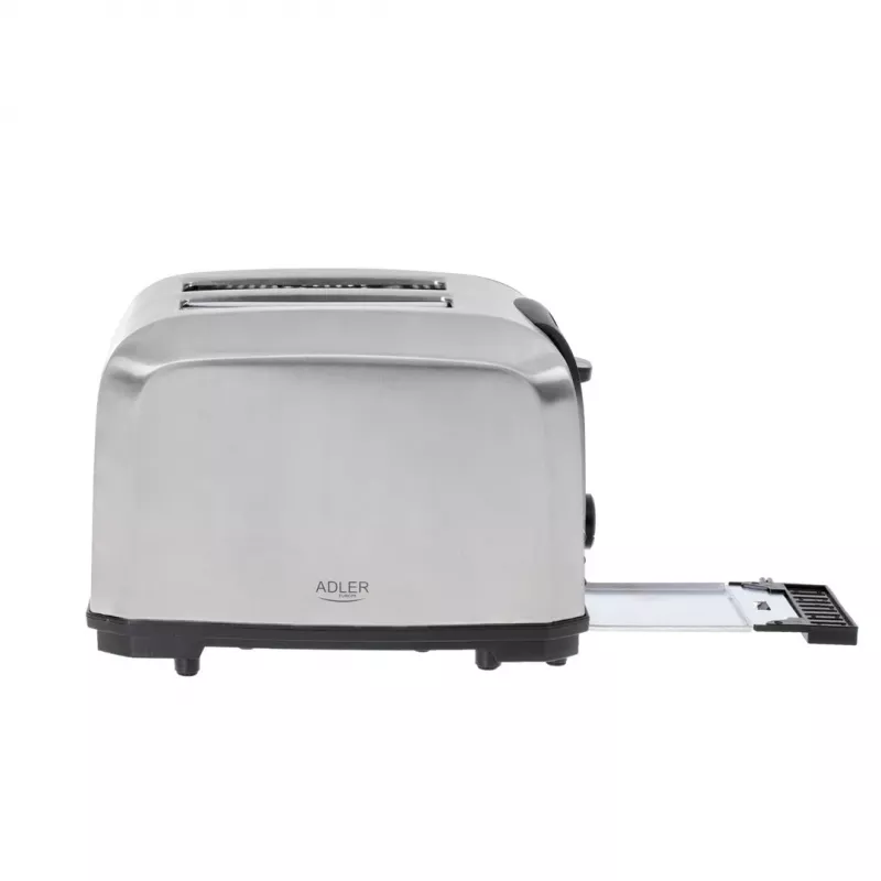 Tostadora Adler AD 3222 2 rebanadas 1000 W Plata