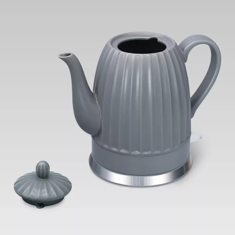 Hervidor de agua Maestro MR-077, 1,5 L, 1500 W, carcasa de cerámica, gris