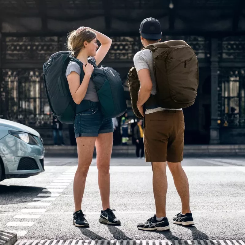 Mochila de viaje Thule 5314 Landmark 60L unisex Hazy Green