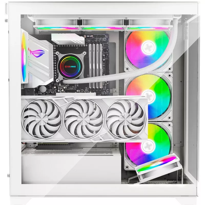 Carcasa | XILENCE | ATX/micro ATX/Mini-ITX | blanca | torre Midi | PC | X818.W.ARGB