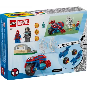 LEGO MARVEL 11206 Spidey en su moto contra Rhino