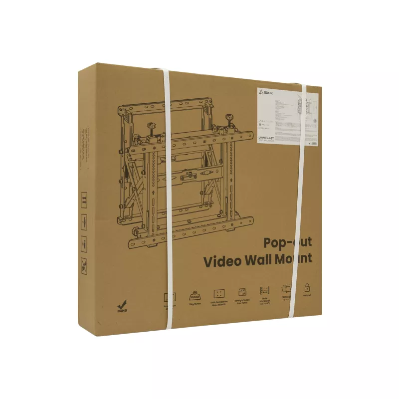 Soporte de pared para TV SBOX LVW13-46T para televisores de 45–70