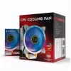 Disipador de CPU Gembird CPU-HURACAN-ARGB-X130 12 cm negro blanco