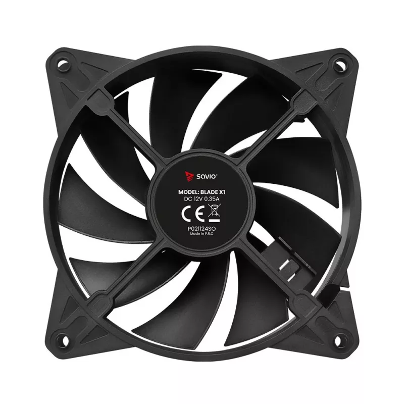 SAVIO BLADE X1 set de ventiladores, 3 x 120 mm, PWM de 4 pines, negro