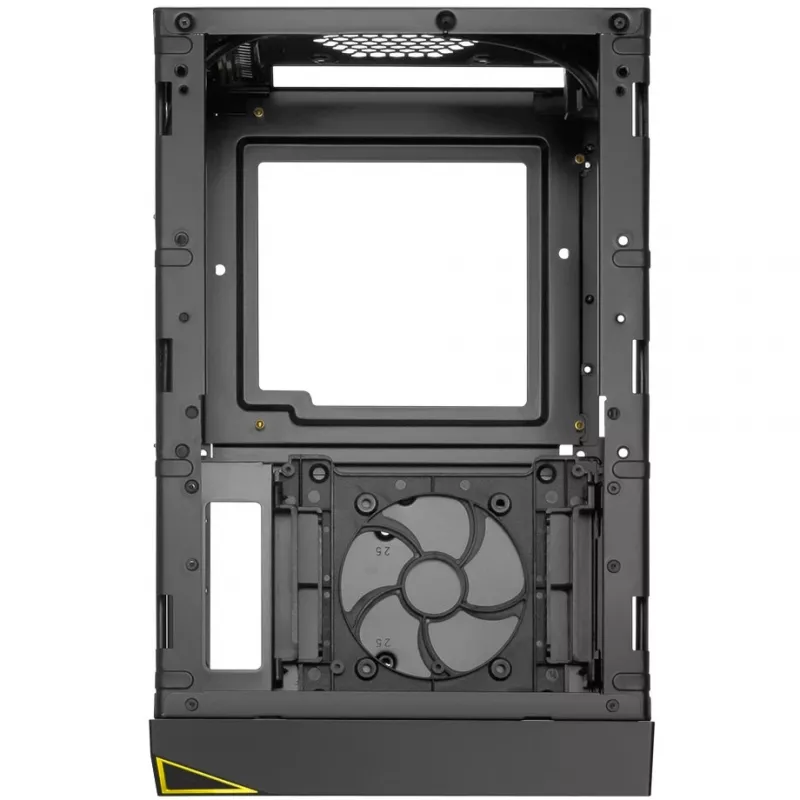 Caja de PC Sharkoon SHARK ZONE C10 Mini-ITX negra, amarilla