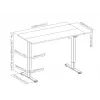 Mesa regulable en altura Up Up Frigg Negro