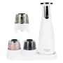 Set de molinillos de sal y pimienta Adler AD 4449W acero blanco, mecanismo cerámico, 150 ml, recargable por USB-C