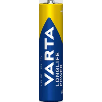 Pilas alcalinas Micro AAA Varta Longlife Power — pack de 12