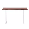 Mesa regulable en altura Up Up Bjorn Blanco, tablero M Nogal oscuro