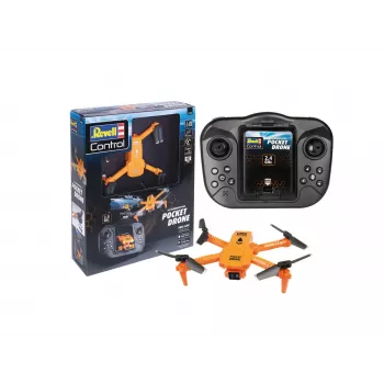 Cuadricóptero RC REVELL Pocket Drone 23810 — 2,4 GHz, radiocontrol de 4 canales