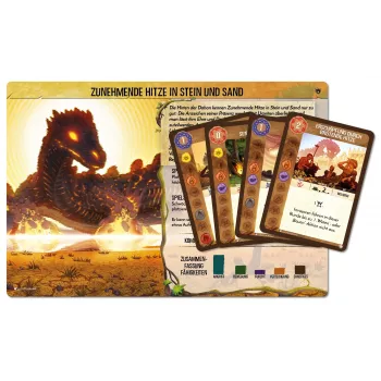 Spirit Island: Zunehmende Hitze in Stein and Sand, mini expansión de juego de mesa