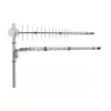 Antena Poynting LTE/GSM para mástil A-LPDA-0092 Plata SMA (M) LoRa Helium 11dbi Yagi/Mástil SMA -Male 7m Cable