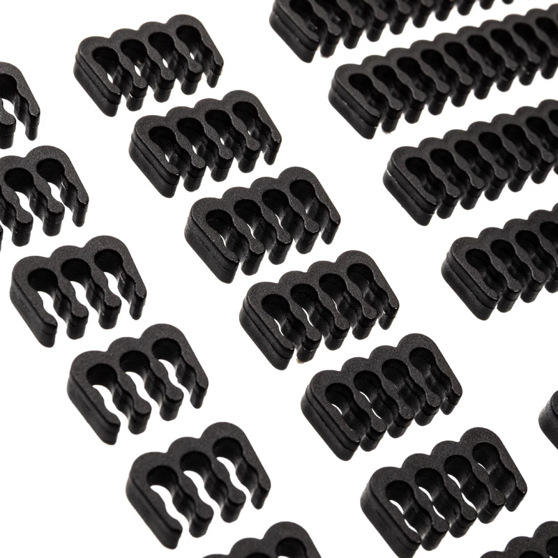 Set de peines para cables Akasa - abrazadera para cables negra de 3 mm (AK-MX293)