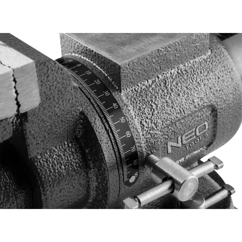 Tornillo de banco giratorio para cerrajería NEO tools 100 mm 360° – tornillo de banco de taller para cerrajería, modelo 35-030