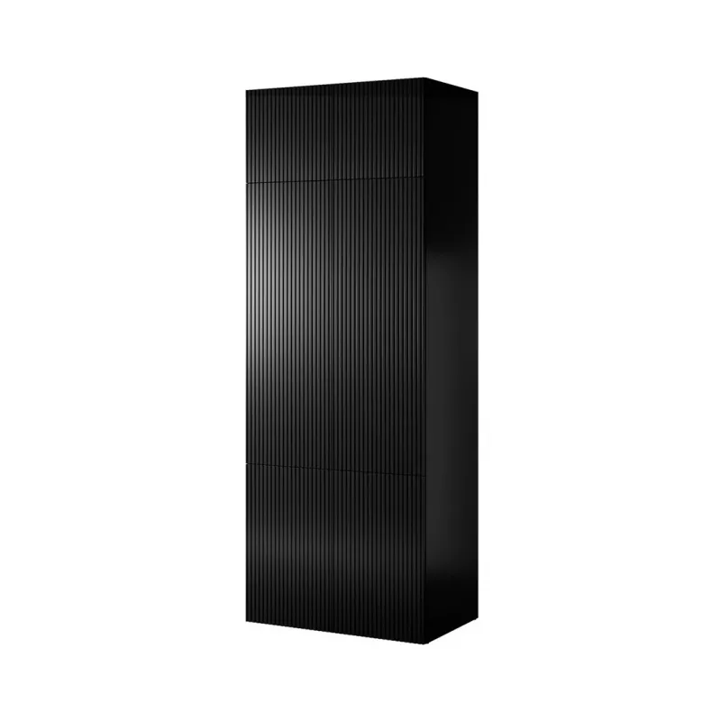 Armario ropero cama meble PAFOS 2D BASE 90×55,5×45 cm negro mate, estructura de 2 puertas