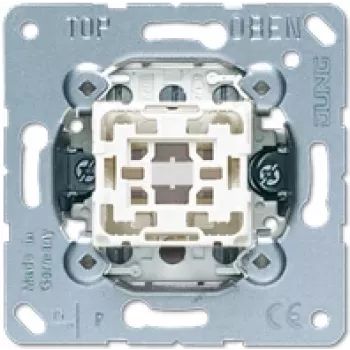 Interruptor de luz Jung 531-41U, control basculante, aluminio, 250 V, 10 A