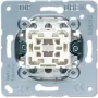 Interruptor de luz Jung 531-41U, control basculante, aluminio, 250 V, 10 A