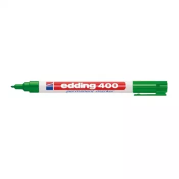 Rotulador permanente Edding 400 verde