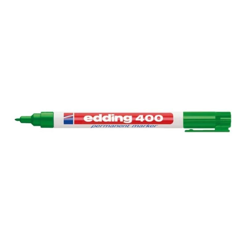 Rotulador permanente Edding 400 verde