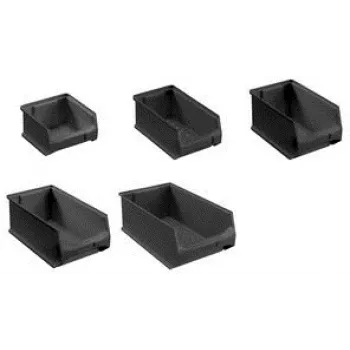 Caja de almacenamiento allit ProfiPlus GripBox 3 ESD negra talla 3 conductora
