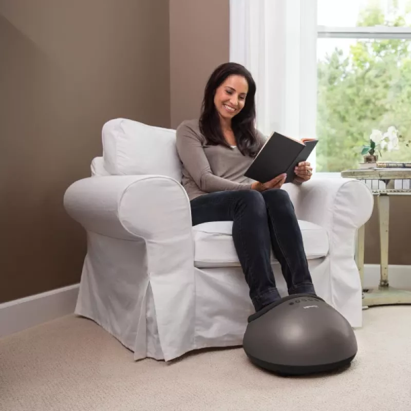 Masajeador de pies HoMedics FMS-350HGY-EU Shiatsu con compresión de aire