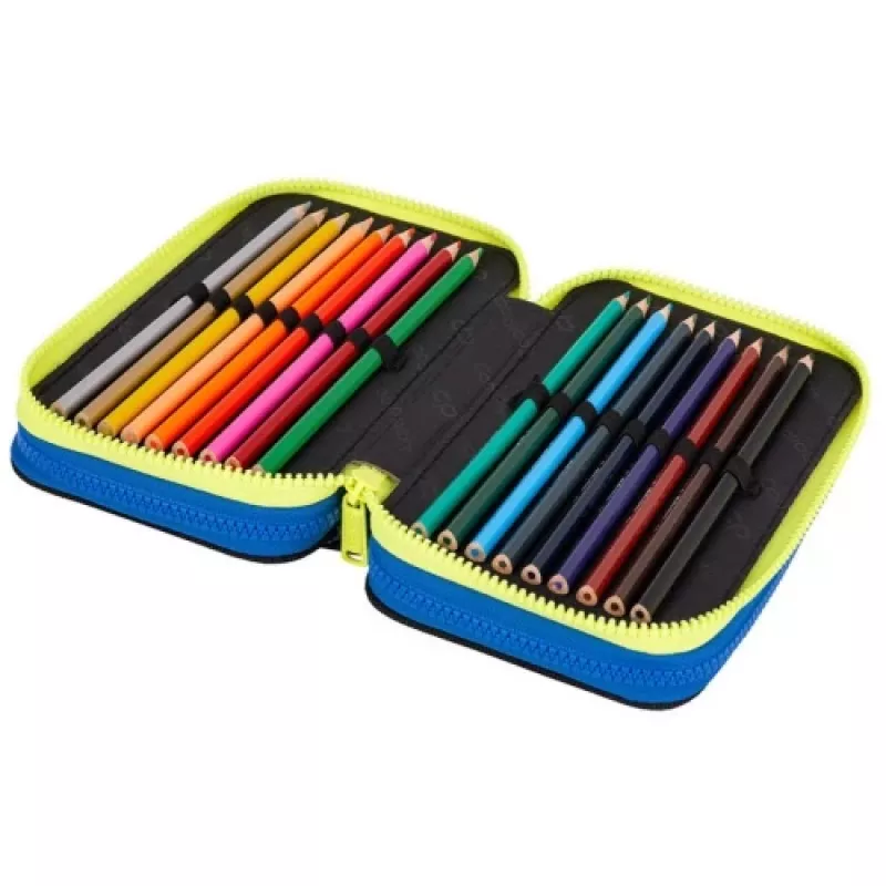 Estuche CoolPack Jumper 3 ATLANTIS F067828 — estuche escolar de tres pisos