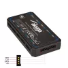 Akyga AK-CA-73 controlador de ventiladores RGB con mando a distancia, 12 conexiones (10 ventiladores + 2 tiras LED), alimentación Molex