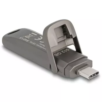Memoria flash USB DeLOCK 54013 512 GB USB Type-C gris
