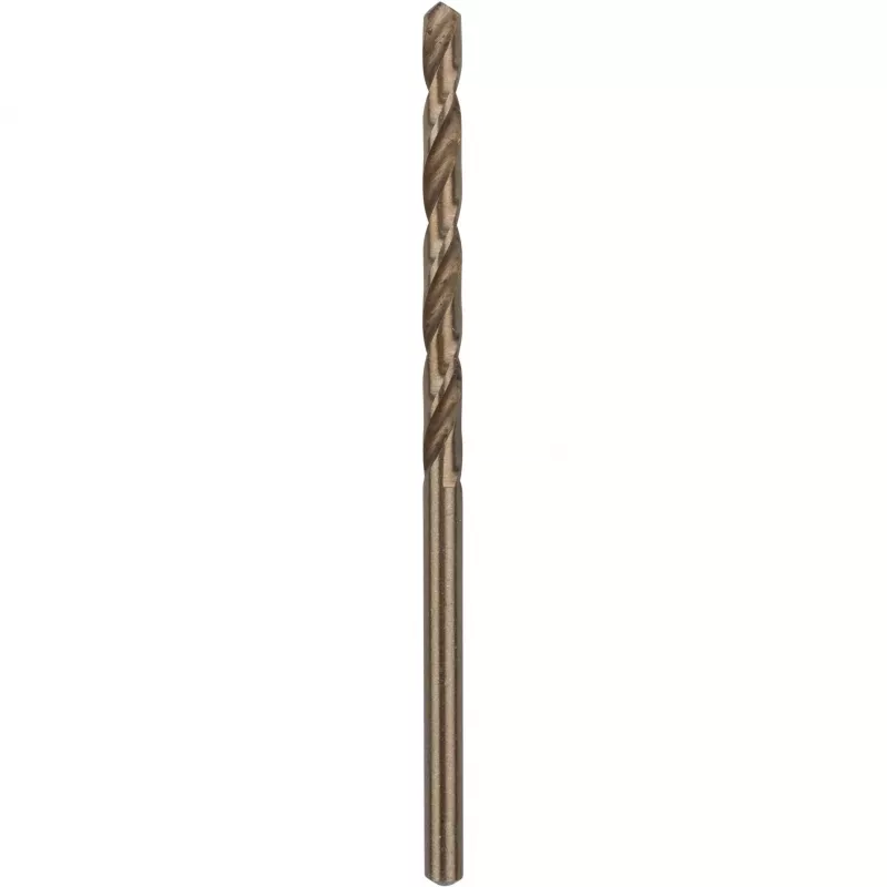 Bosch 2608585876 HSS-Co juego de brocas helicoidales, 3 mm, longitud 61 mm, vástago cilíndrico, 10 unidades