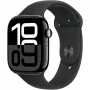 Apple Watch Series 10 carcasa de aluminio GPS + Cellular 46 mm Diamond correa deportiva negra M/L