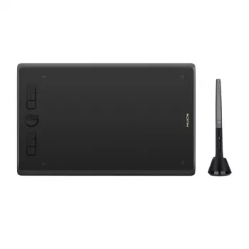 Tableta gráfica HUION H610X — superficie de trabajo 254 x 158,8 mm, 5080 LPI, 8192 niveles de presión, USB-C