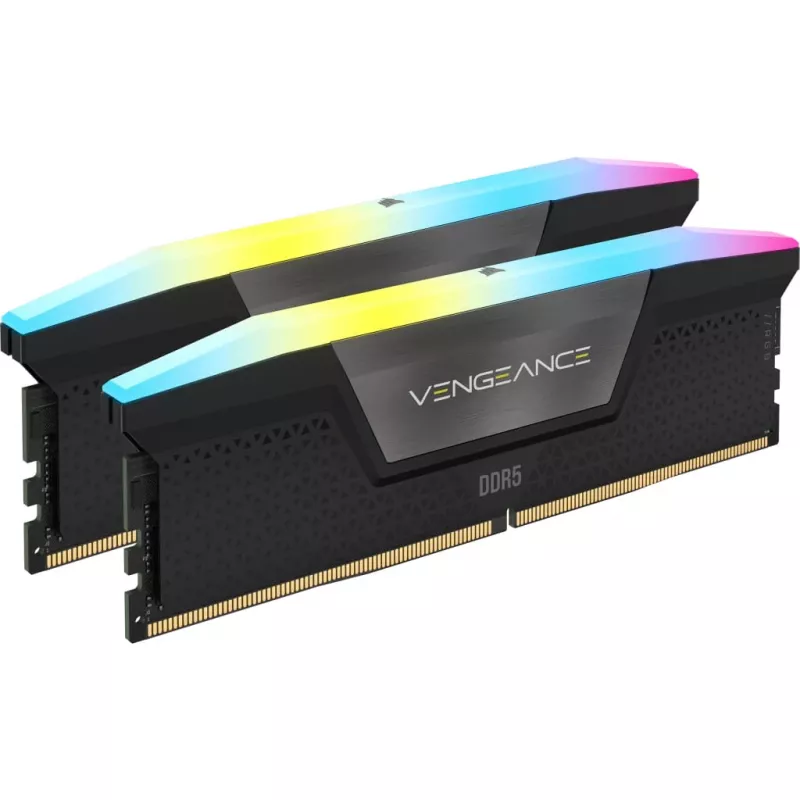 Corsair Vengeance RGB kit de memoria DDR5-6800 CL40 de 96 GB (2x48 GB), negro