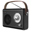 Radio portátil Savio RS-01 analógica negra