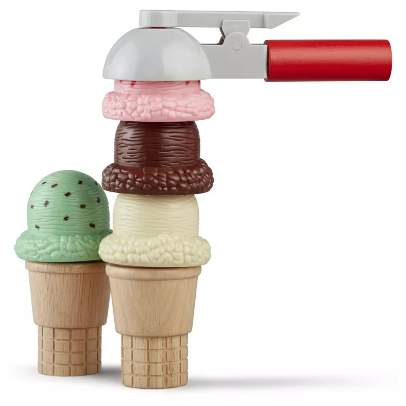 Melissa & Doug Scoop & Stack set de helados cocina de juguete