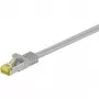 Wentronic Goobay Cable de red Cat.7 S/FTP (PiMF), Gris, 30 m - LSZH libre de halógenos, cobre, conector RJ45 (91675)