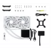 Kit de refrigeración líquida para procesador TRYX PANORAMA ARGB 240 12 cm blanco 1 ud.