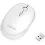 Logilink - Ratón - óptico - inalámbrico - 2.4 GHz, Bluetooth 4.0 - receptor inalámbrico (USB) - blanco (ID0205)